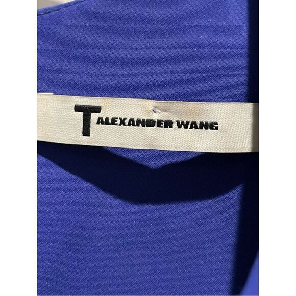 T Alexander Wang Scuba Stretch Bodycon Sleeveless Tech Mini Dress Size 4 Womens - Picture 3 of 3